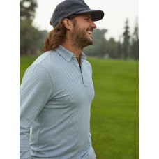 Movement™ Long-Sleeve Polo - Madaket Stripe