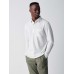 Long-Sleeve Heather Polo - Ivory Heather