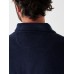 Towel Terry Long-Sleeve Polo - Fall Navy