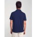 Short-Sleeve Indigo Polo - Dark Indigo Wash