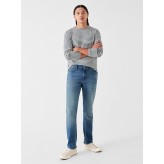 Stretch Terry™ Indigo 5-Pocket (30