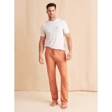 Faherty x Roller Rabbit Men's Simon PJ Pant - Pecan Mini Wave