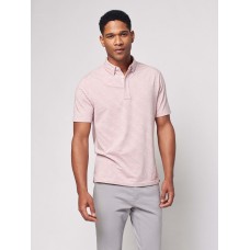 Movement™ Short-Sleeve Polo - Rose Madaket Stripe