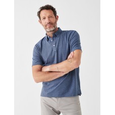 Movement™ Short-Sleeve Polo - Sea Navy Melange