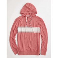 Surf Stripe Slub Hoodie - Summer Red