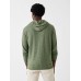 Slub Cotton Hoodie - Olive Forest