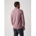 Movement™ Long-Sleeve Polo - Rose Sea Stripe