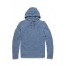 Slub Cotton Hoodie - Typhoon Blue