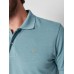 Short-Sleeve Pique Polo - Teal