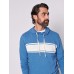 Surf Stripe Slub Hoodie - Blue Horizon