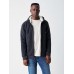 High Pile Fleece Lined Hoodie - Washed Black